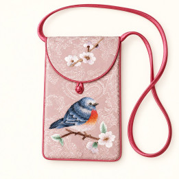 Embroidered Mini Crossbody Bag