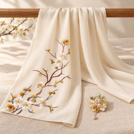 Embroidered Shoulder Wrap
